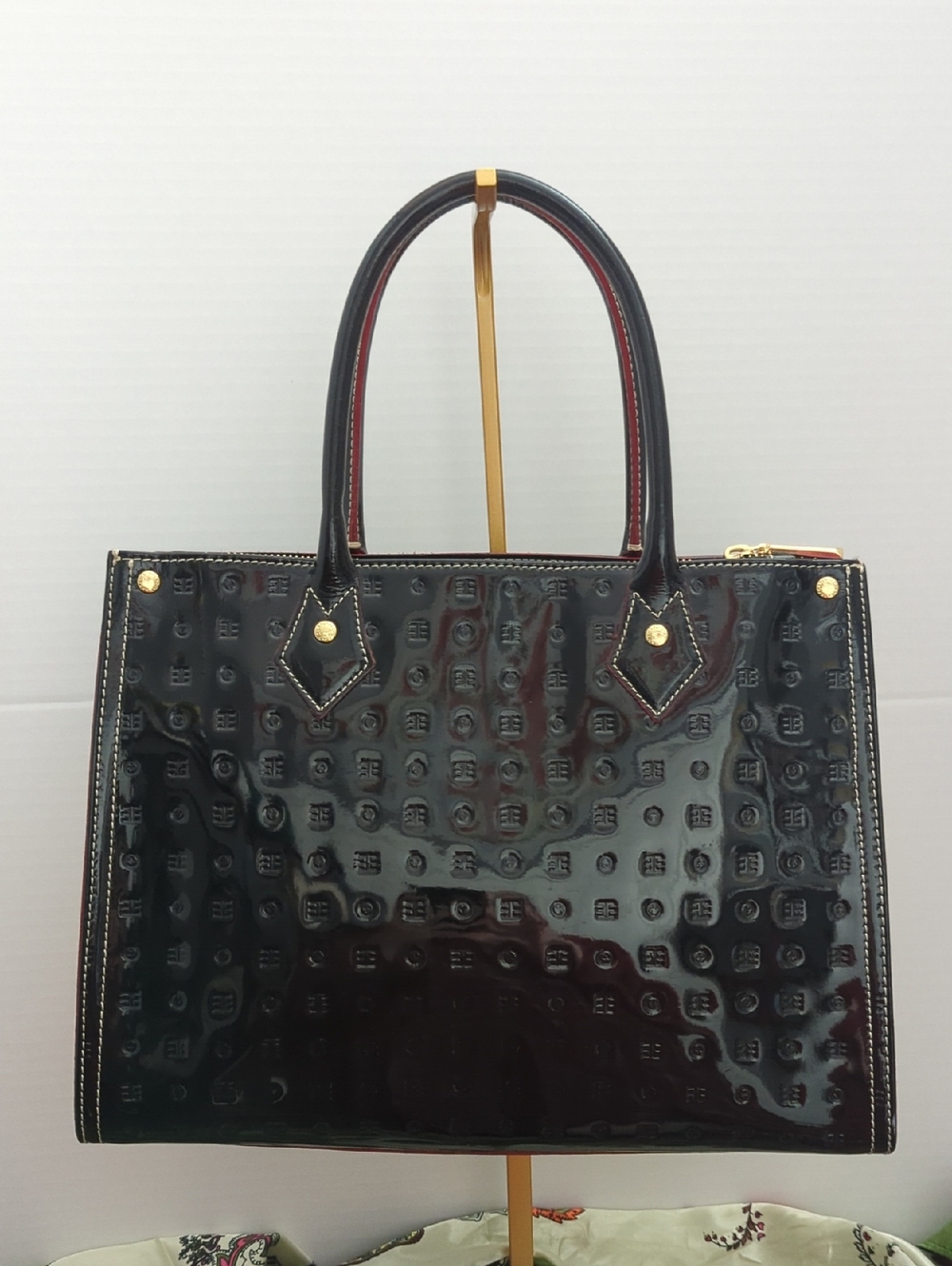 Arcadia Patent Leather Handbag ( No Crossbody Strap)